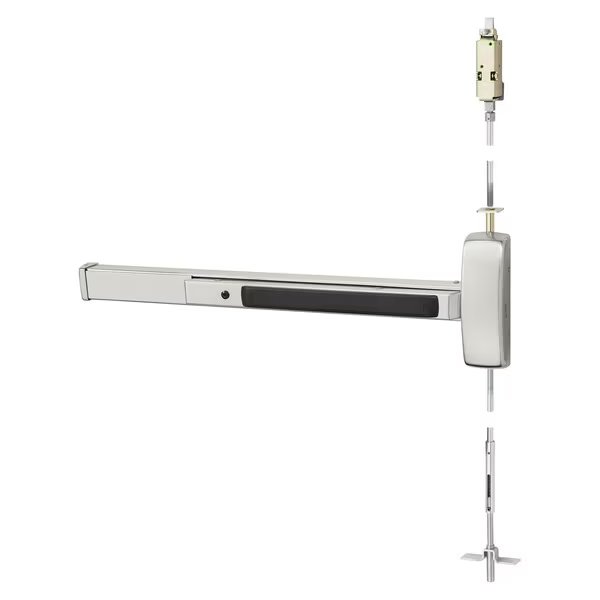 Fire Rated CVR Exit Device, Metal Door, Passage, US32D, RHR, Sargent, Mfr#: 12-MD8615F RHR 32D